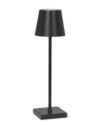 15" Classic Shade LED Table lamp in Black