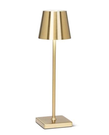 15" Classic Shade LED Table Lamp in Gold