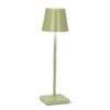 15" Classic Shade LED Table Lamp in Green