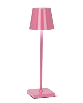 15" Classic Shade LED Table Lamp in Pink