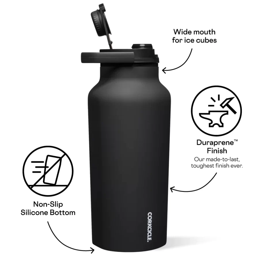 Corkcicle 64 oz Sport Jug in Black