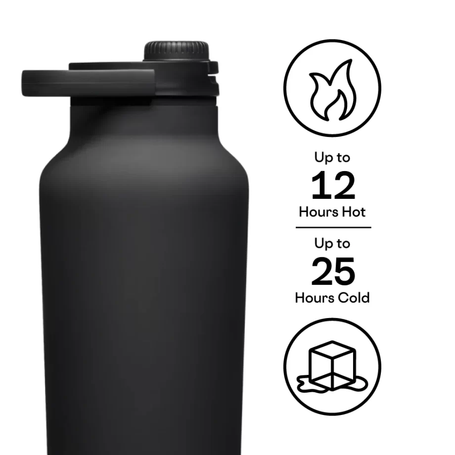 Corkcicle 32 oz Sport Canteen in Black