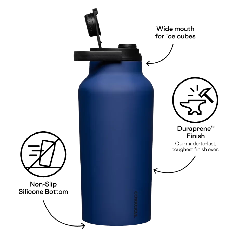 Corkcicle 64 oz Sport Jug Midnight Navy