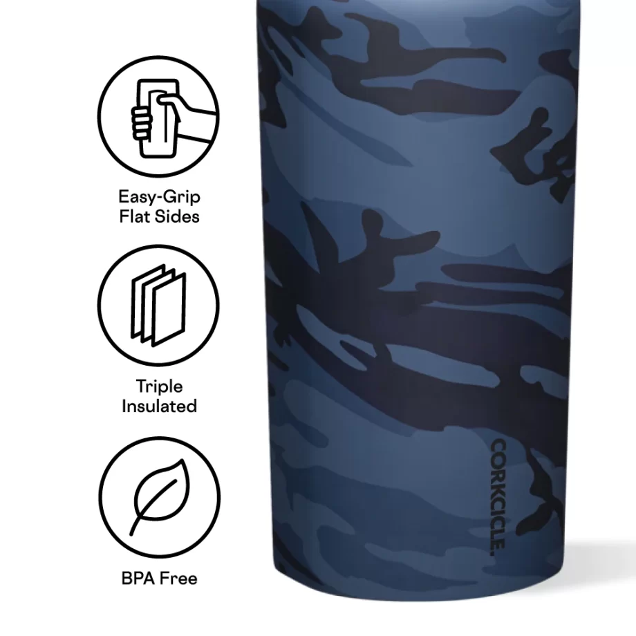 Corkcicle 64 oz Sport Jug Navy Camo