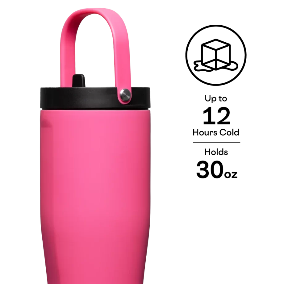 Corkcicle 30 oz Go Cup XL Dragonfruit Tumbler