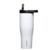 Corkcicle 30 oz Go Cup XL Gloss White Tumbler