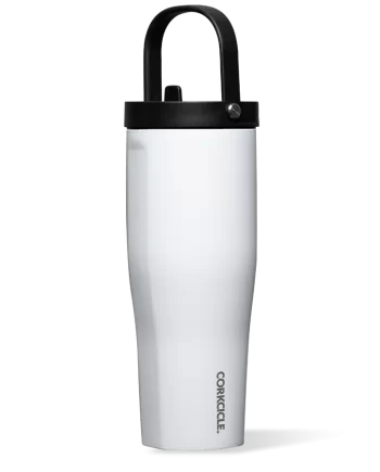 Corkcicle 30 oz Go Cup XL Gloss White Tumbler