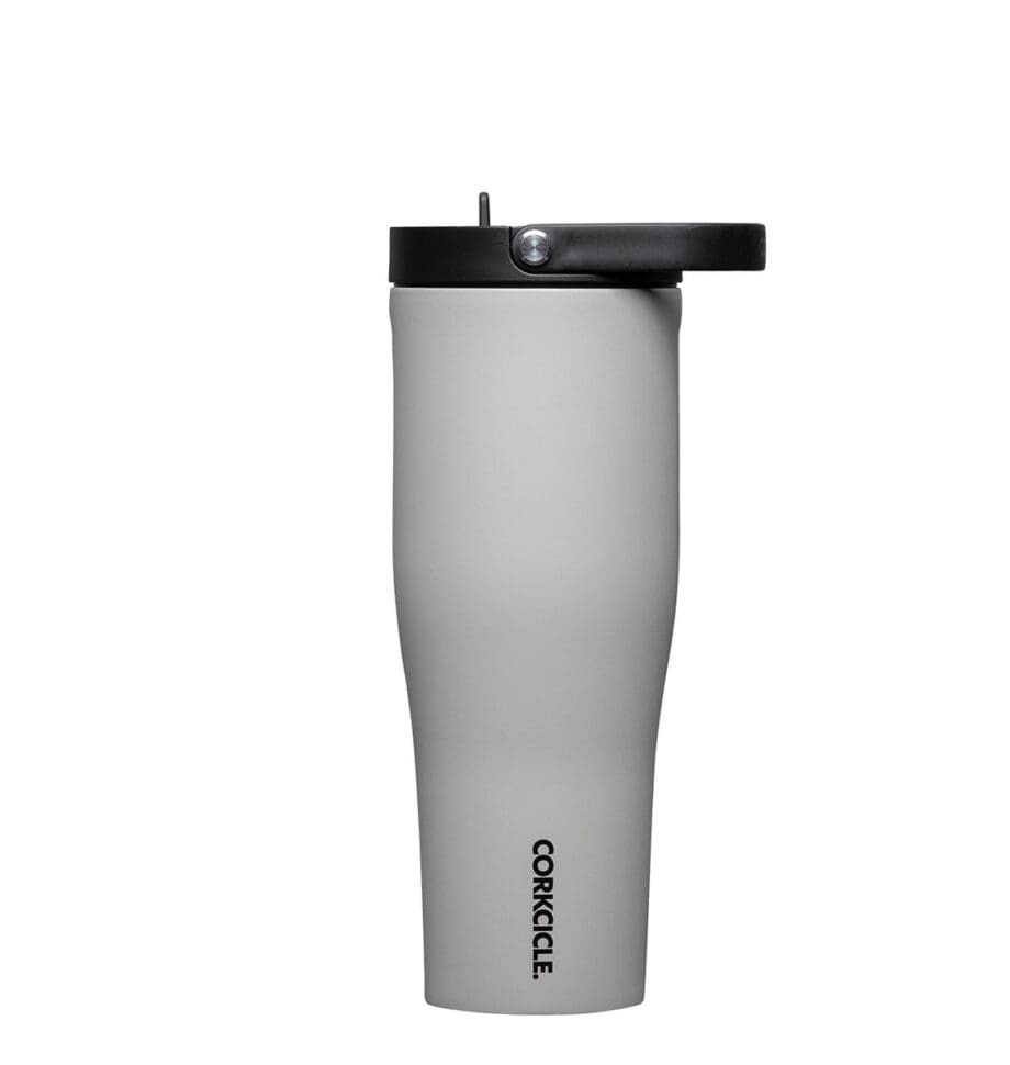 Corkcicle 30 oz Go Cup XL River Rock (Grey) Tumbler