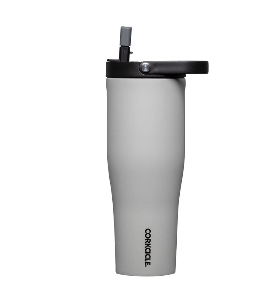 Corkcicle 30 oz Go Cup XL River Rock (Grey) Tumbler