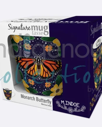 monarch butterfly mug box by indigenous artist marissa indoe